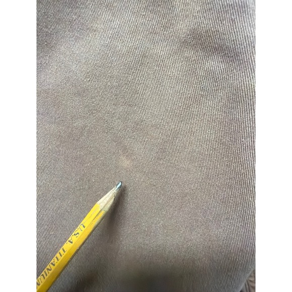 Free People Military Inspired Ruffle Jacket Button Front Distressed Brown Size M - Picture 4 of 15